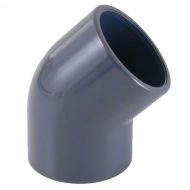 PVC – KOLENA 45˚, 10 bar